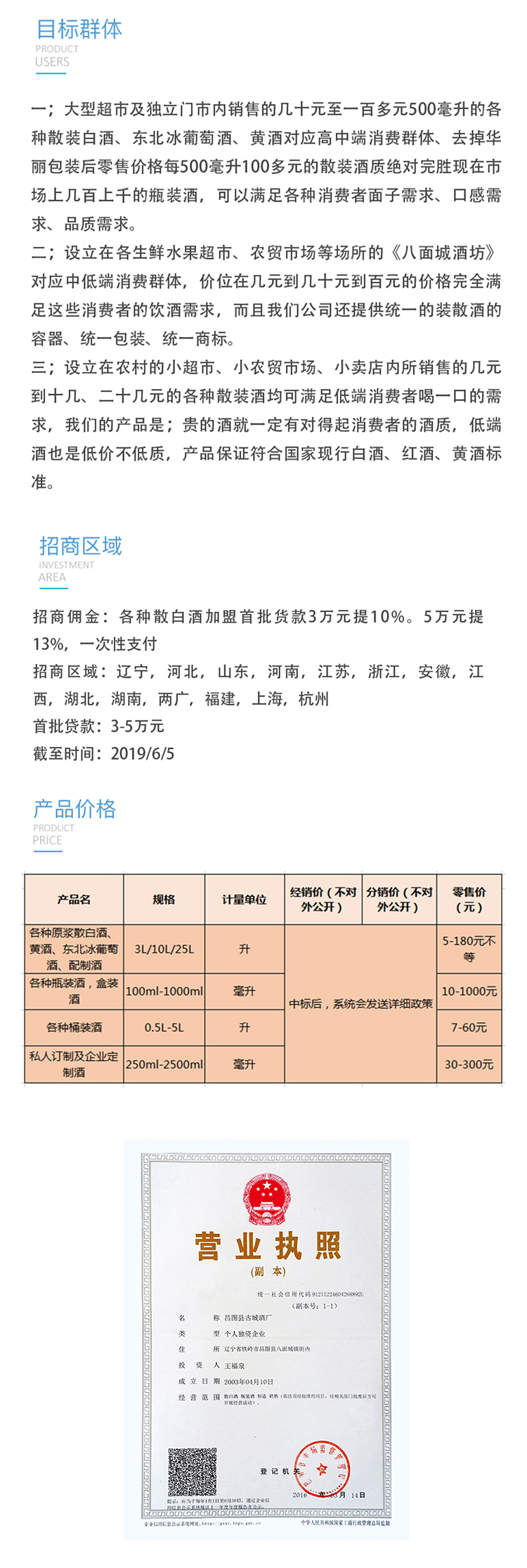 快消加盟-千年古镇，陈年酒香--古城酒坊-找加盟就上小宝招商